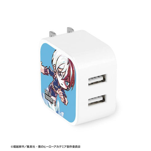 『僕のヒーローアカデミア』轟焦凍 デフォルメAni-Art 2ポートUSBアダプター【202508再販】